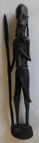 Statuette africaine ébène - statuette, en
