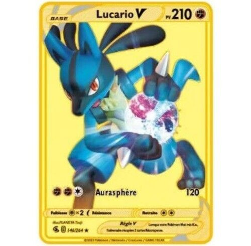 Carte pokémon métal - carte,