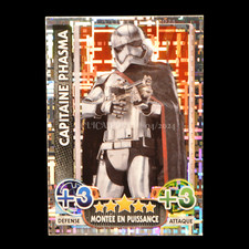 carte topps STAR WARS Force Attax Capitaine Phasma : 208 Holo