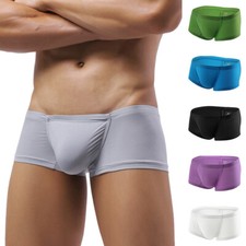Boxer À Pochette Pour Hommes Sous-Vêtements À Poche Bombée Slips De Sport /