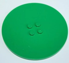 Lego Train Green Tile Round 8x8 ref 6177 set 60052 Cargo Train