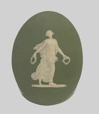 plaque ovale en Wedgwood à