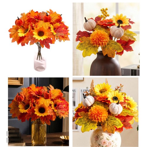 Bouquet plastique tissu