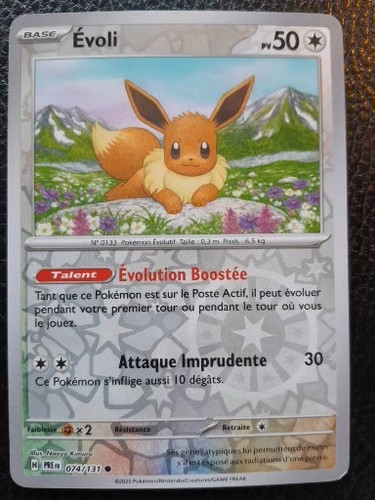 Carte pokémon evoli reverse - carte,