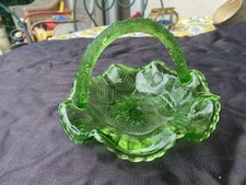 ANCIEN PANIER VIDE POCHE  VERT