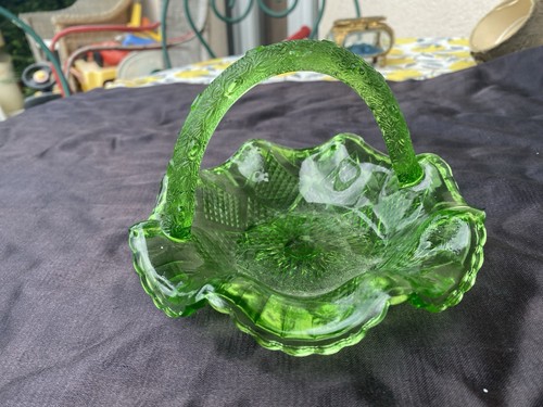 Ancien panier vide poche vert - ancien,