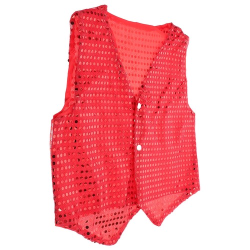 Veste paillettes gilet - paillettes, À