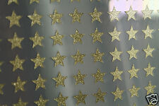 90 Etoiles OR Thermocollantes Flex, Flock, Patch, Gold glitter 1 cm