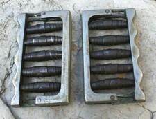 ancienne paire de force pour la musculation des mains ( brevetto u. mai visi )