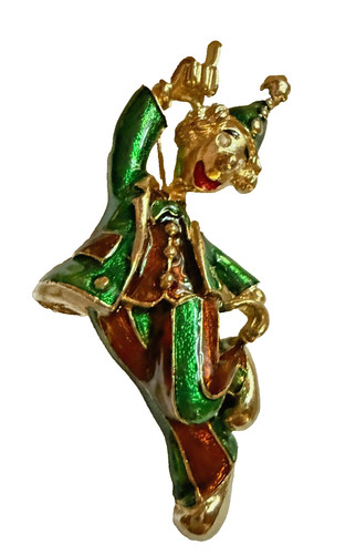 Broche vintage clown - broche,