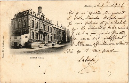 Cpa avesnes juliette 1901 - avesnes,