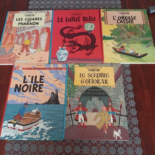 Tintin lot albums vintages - albums,