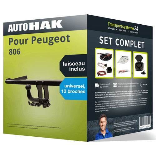 Attelage amovible auto - auto, hak