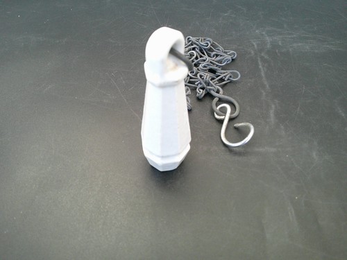 Poignee porcelaine blanche - poignee, en