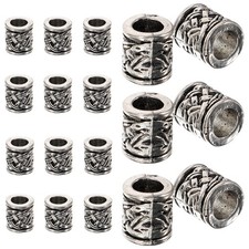  20 Pcs Perles De Barbe Viking