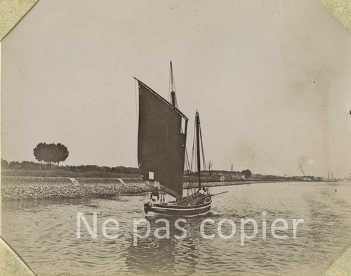 Nantes 1898 navire voile - nantes,
