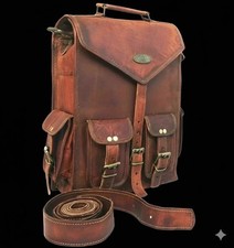 Sac à dos approprié sac à dos vintage véritable ordinateur portable pour...