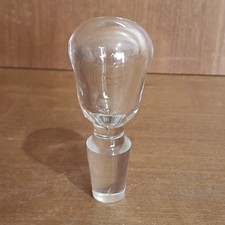 Anciens Bouchons De Carafe En Verre Ou Cristal, À Facettes,Taillé,Moulé, Vintage