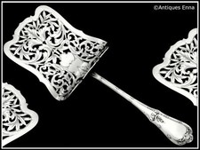 Coignet French All Sterling Silver Asparagus Pastry Toast Server 