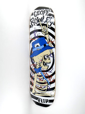 Vintage Skateboard Deck - Flip Geoff Rowley Skeleton - 2009 Old Stock - mint