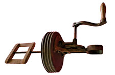 ANTIQUE BELLE PETITE BARATTE A