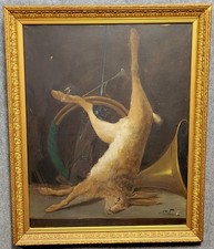 D'après Théodore Lévigne : grande huile sur toile époque Napoléon III