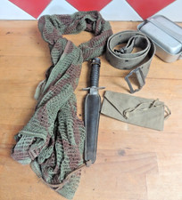 LOT ALGERIE PARA COMMANDO CHECHE FILET CAMOUFLAGE CEINTURON TAP 53 GAMELLE ++