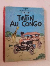Ancien album Tintin au Congo