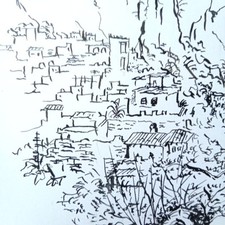 Paysage Orientaliste Maroc 20e