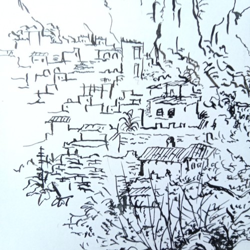 Paysage orientaliste maroc - paysage,