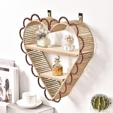 Étagère Murale En Forme de Cœur, étagère Flottante Murale pour Couloir,