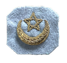 RARE insigne pour Képi Officier SAHARIENS Spahis Tirailleurs Marocains 1895-1942