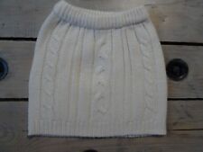 Jupe blanc cassé en laine