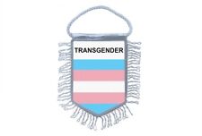 Mini bannière drapeau fanion fenêtre miroir voitures country bannière fierté transgenre