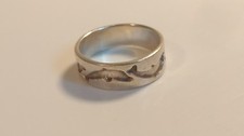 Bague dauphins en argent