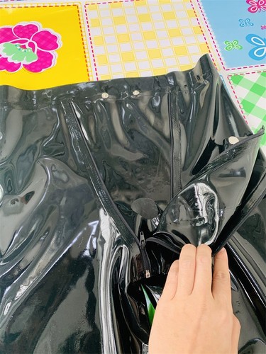 Latex gummi trouser with