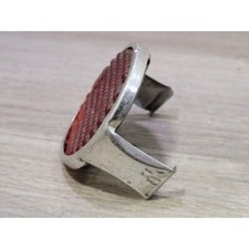 Catadioptre Rouge Rond avec support PV329 - Voiture ancienne Cyclo ou autre