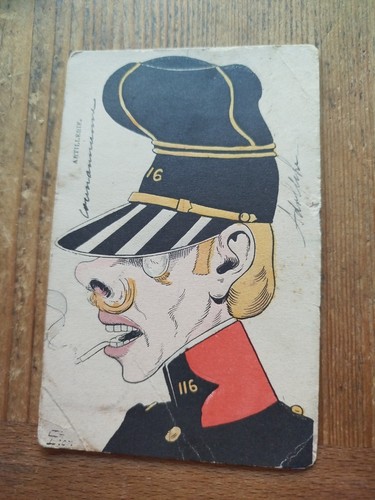 Cpa ww1 guerre - cpa, humoriste