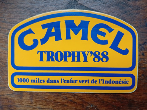Ancien autocollant camel - ancien,