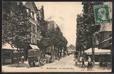 CPA Asnières, La Grande-Rue