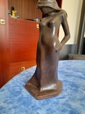 statuette art nouveau en platre hb 00