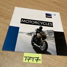 Triumph moto 2007 Rocket III Speedmaster Bonneville Daytona prospectus catalogue
