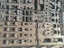 AFRICAN CHARACTERS CARVED