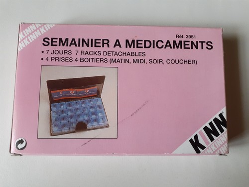Pilulier semainier - semainier, en