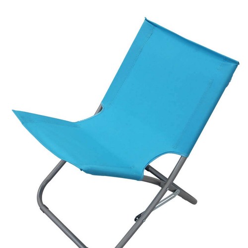 Transat plage pliant bleu - plage,