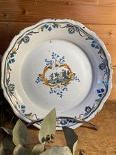 Rare assiette en faïence de