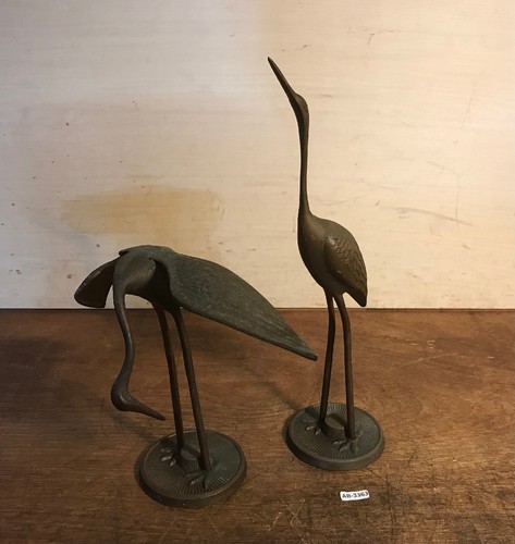 Paire figurines grues - paire, de