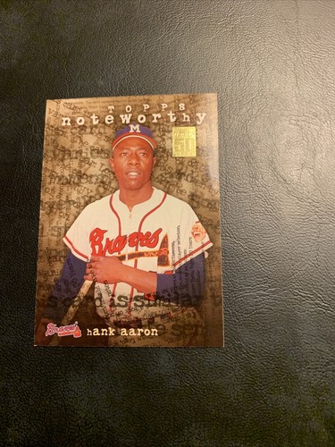 Cb51b hank aaron tn44 - aaron, atlanta