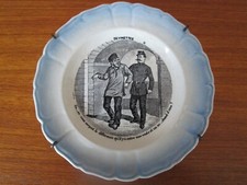 Petite Assiette Parlante de Digoin Sarreguemines Devinettes N° 11