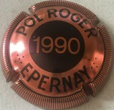 Capsule de champagne POL ROGER & C° millésime (1990 rosé pâle)